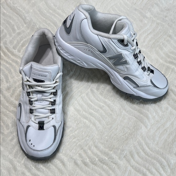New Balance Other - New Balance 336 Men’s Sneakers White Gray Size 9 Leather Running Walking Shoes